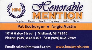 Honorable Mention Midland, MI.